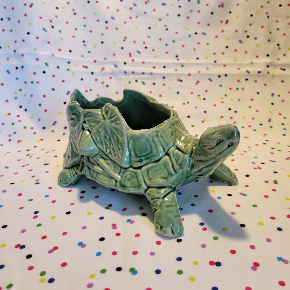 Vintage MCCOY Turtle Planter